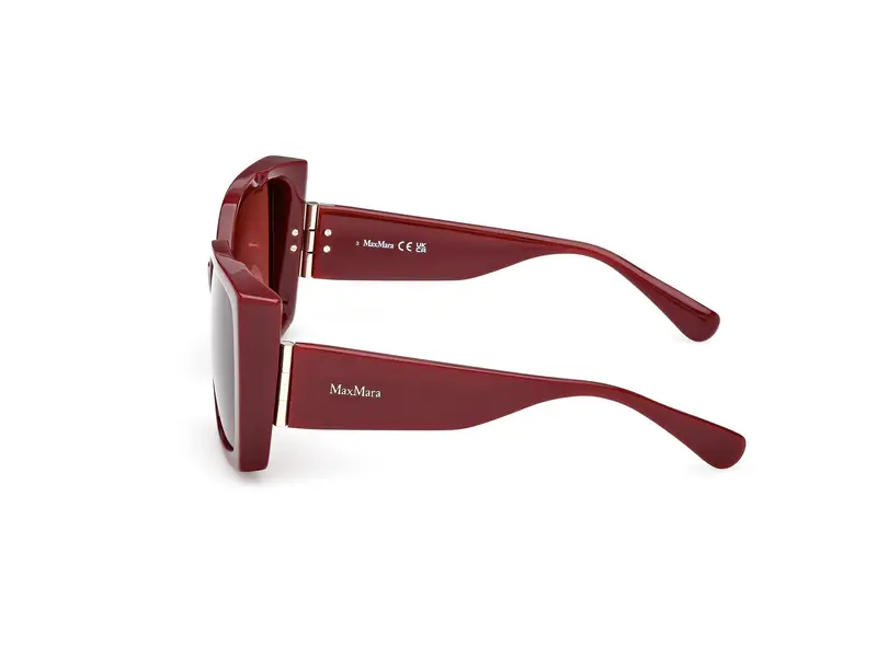 Max Mara Occhiali da sole Donna Bordeaux 886623 miniatura 2