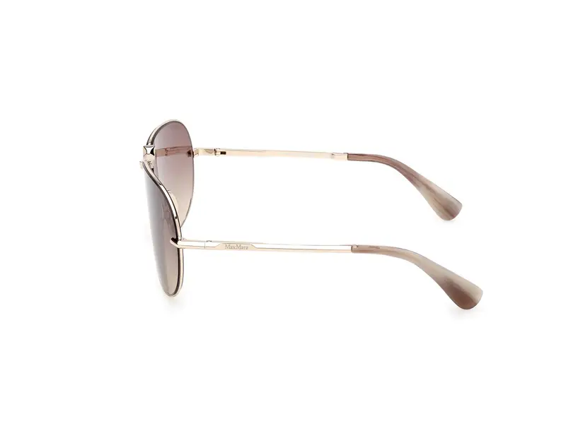 Max Mara Occhiali da sole Donna Marrone 886612 miniatura 2