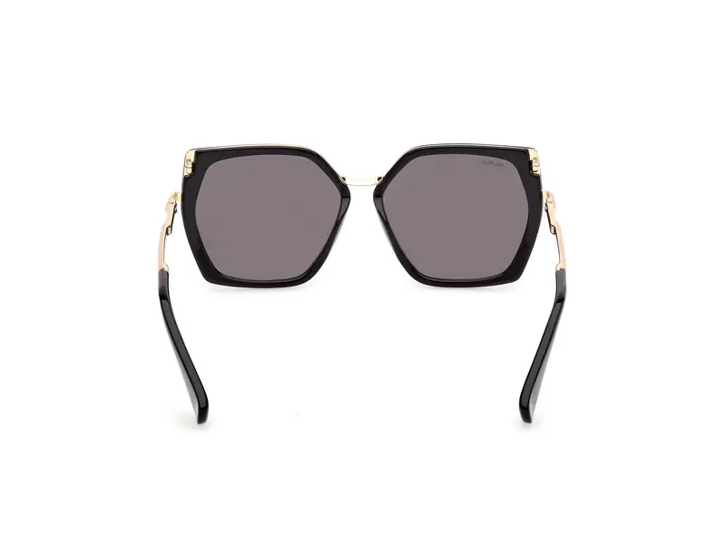 Max Mara Occhiali da sole Donna Nero 886607 miniatura 3