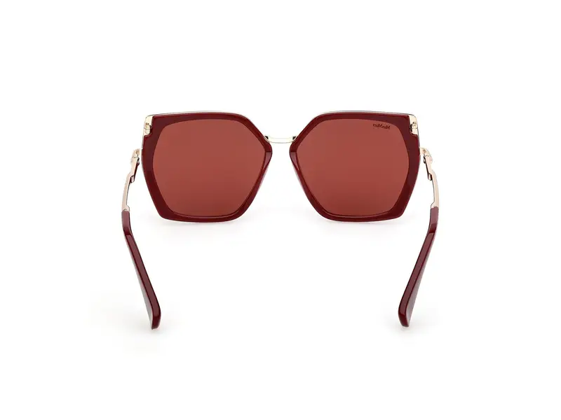 Max Mara Occhiali da sole Donna Bordeaux 886604 miniatura 3