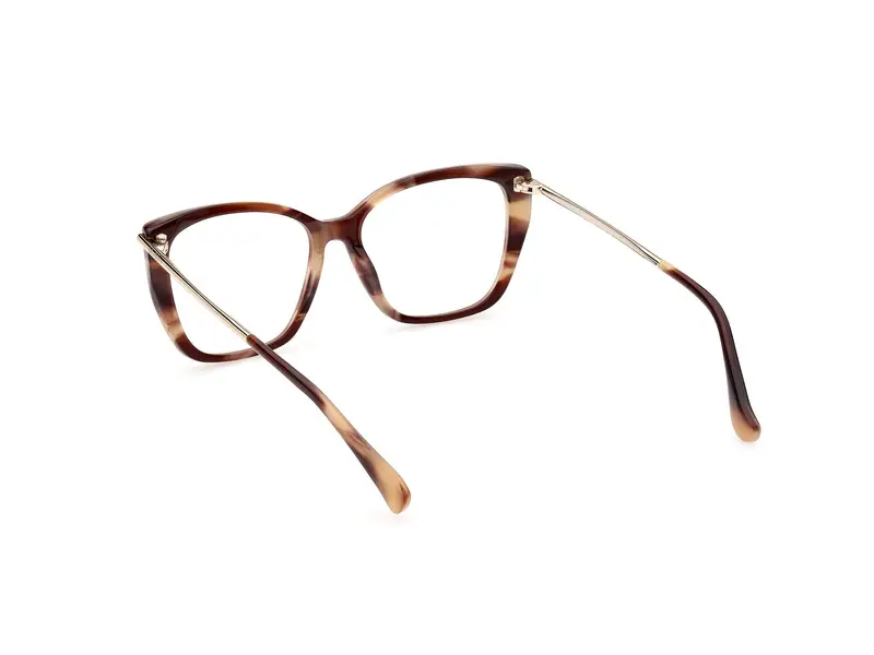 Max Mara Donna MM5007 047 Montature da vista Acetato Marrone Squadrata Normale miniatura 3