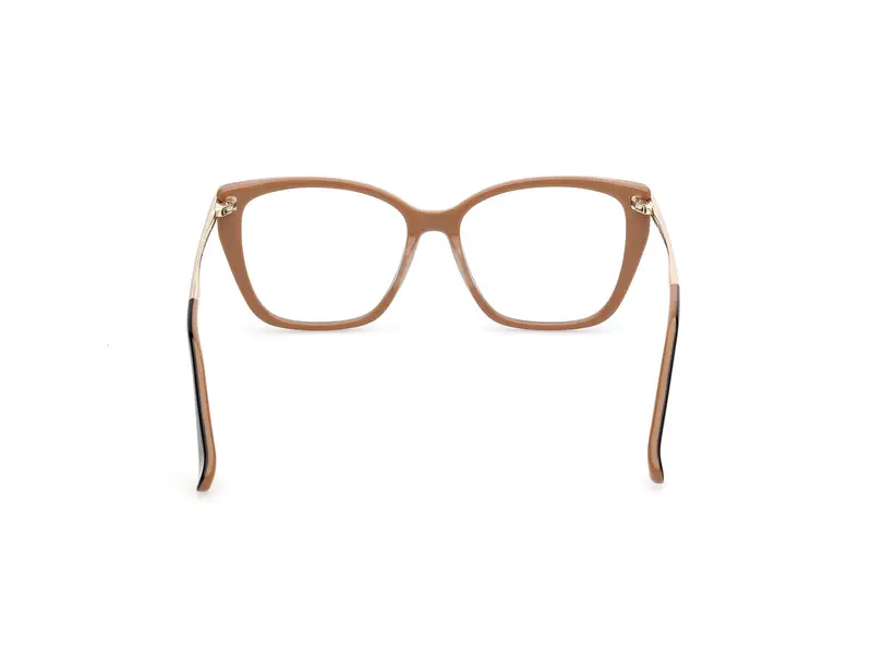 Max Mara Donna MM5007 050 Montature da vista Acetato Marrone Squadrata Normale miniatura 3