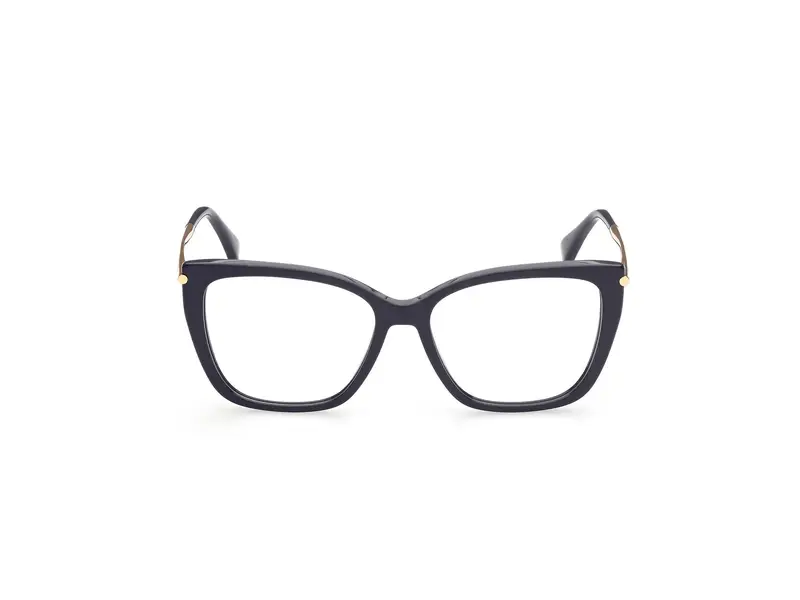 Max Mara Donna MM5007 090 Montature da vista Acetato Blu Squadrata Normale miniatura 2