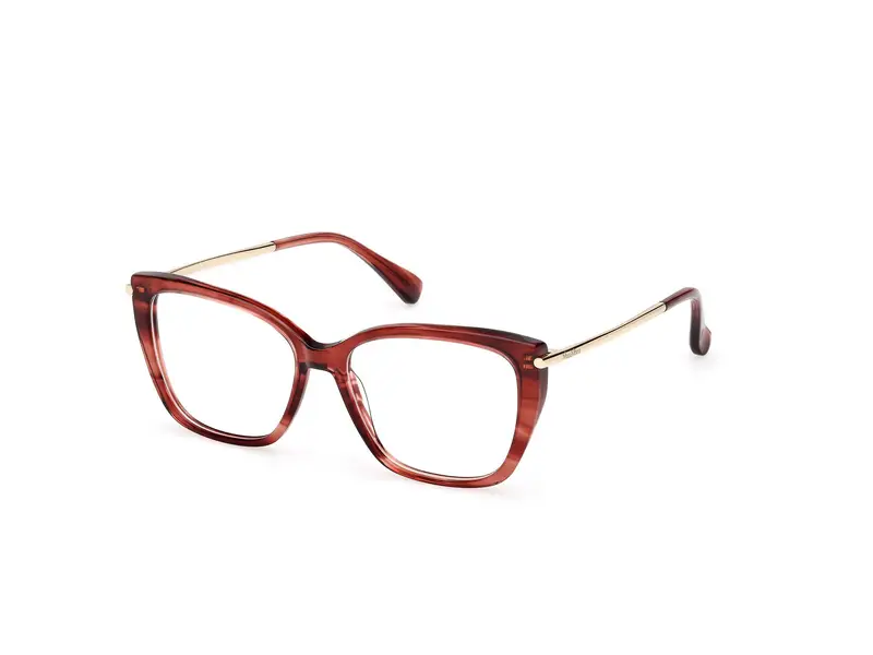 Max Mara Donna MM5007 68 Montature da vista Acetato Rosso  Squadrata Normale