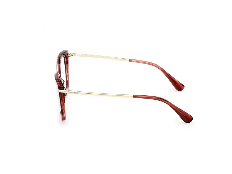 Max Mara Donna MM5007 68 Montature da vista Acetato Rosso Squadrata Normale miniatura 2