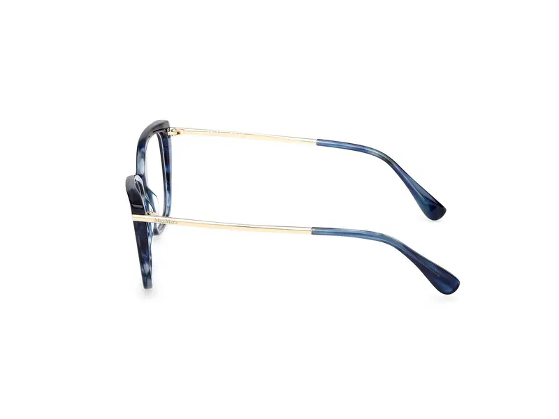 Max Mara Donna MM5007 92 Montature da vista Acetato Blu Squadrata Normale miniatura 2