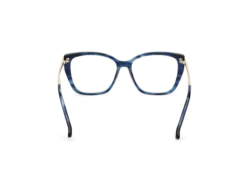 Max Mara Donna MM5007 92 Montature da vista Acetato Blu Squadrata Normale miniatura 3