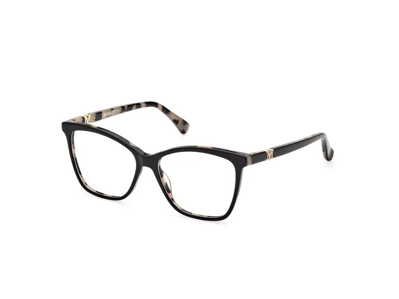 Max Mara Donna MM5017 005 Montature da vista Acetato Nero  Farfalla Normale