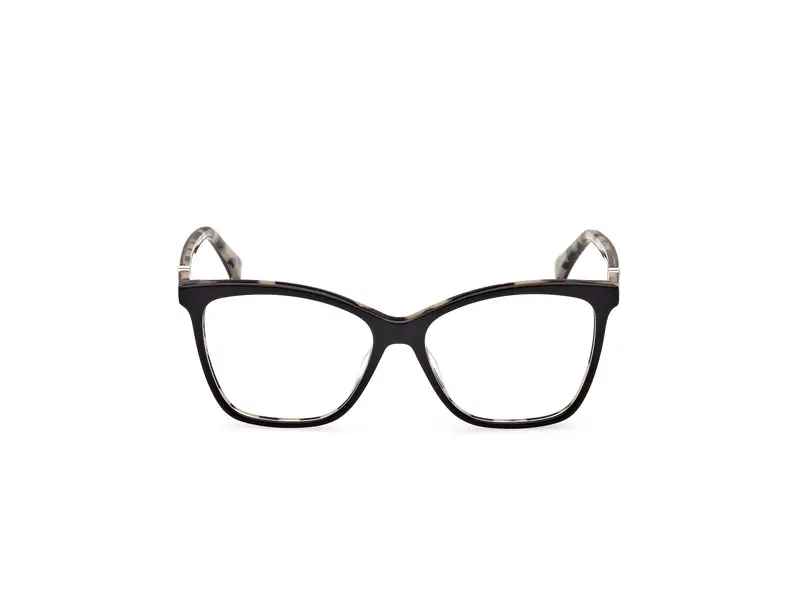 Max Mara Donna MM5017 005 Montature da vista Acetato Nero Farfalla Normale miniatura 2