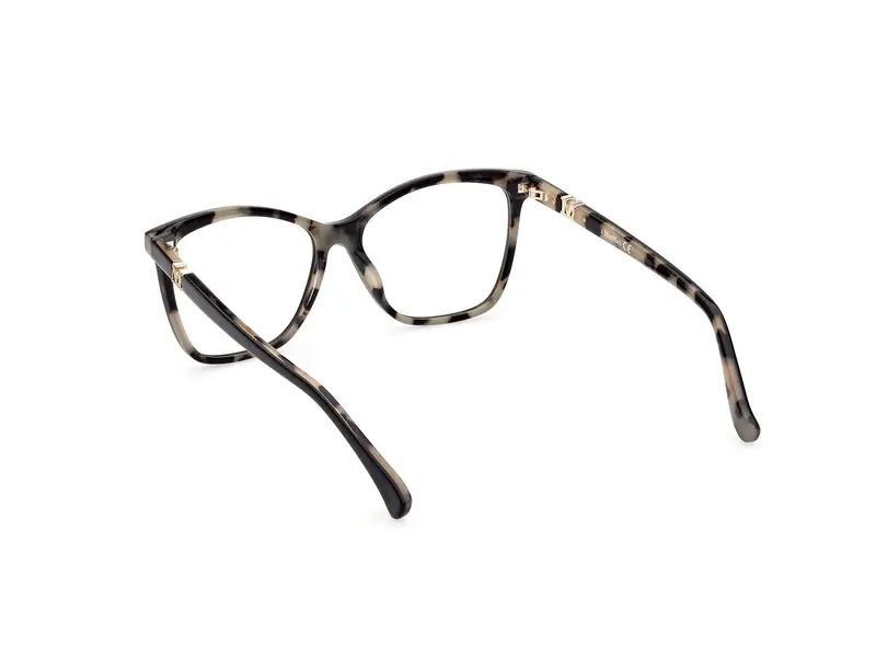 Max Mara Donna MM5017 005 Montature da vista Acetato Nero Farfalla Normale miniatura 3