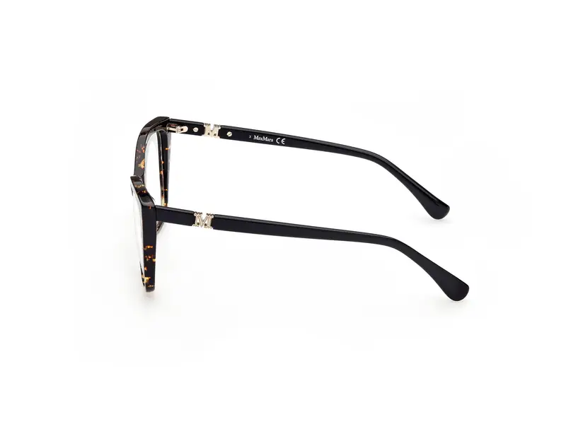 Max Mara Donna MM5036 052 Montature da vista Acetato Havana Squadrata Normale miniatura 3