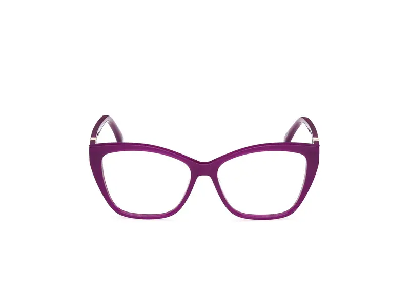 Max Mara Donna MM5036 081 Montature da vista Acetato Viola Squadrata Normale miniatura 2