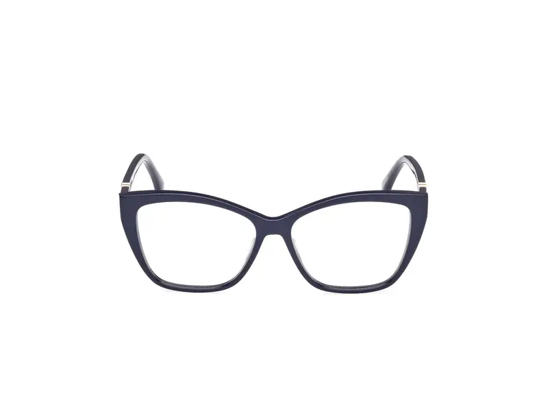 Max Mara Donna MM5036 090 Montature da vista Acetato Blu Squadrata Normale miniatura 2