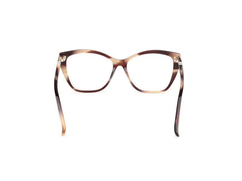 Max Mara Donna MM5036 47 Montature da vista Acetato Marrone Squadrata Normale miniatura 3