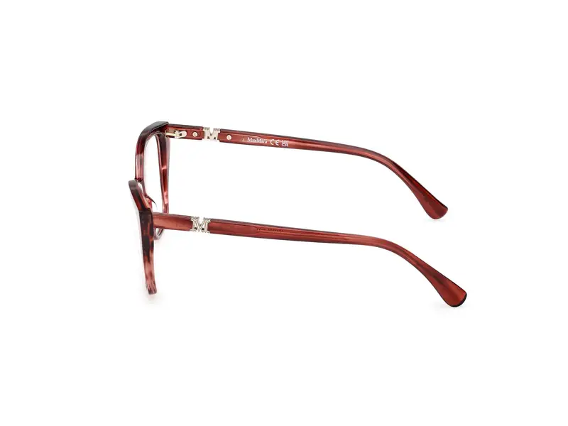 Max Mara Donna MM5036 68 Montature da vista Acetato Rosso Squadrata Normale miniatura 2