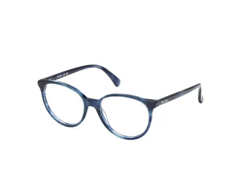 Max Mara Donna MM5084 92 Montature da vista Acetato Blu  Rotonda Normale