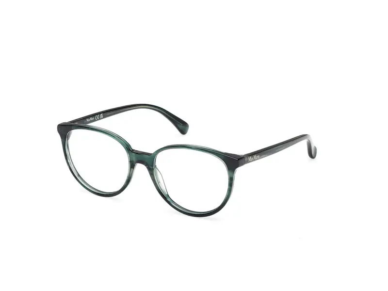 Max Mara Donna MM5084 98 Montature da vista Acetato Verde  Rotonda Normale