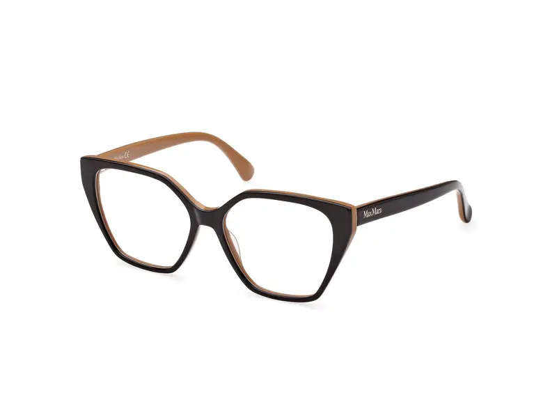 Max Mara Donna MM5085 050 Montature da vista Acetato Marrone  Geometrica Normale