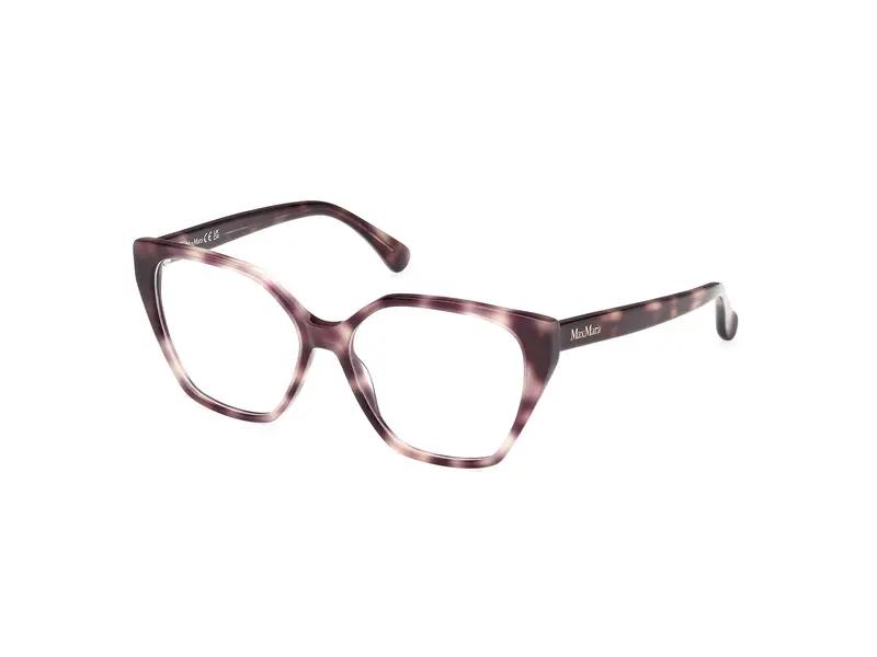 Max Mara Donna MM5085 055 Montature da vista Acetato Havana  Geometrica Normale