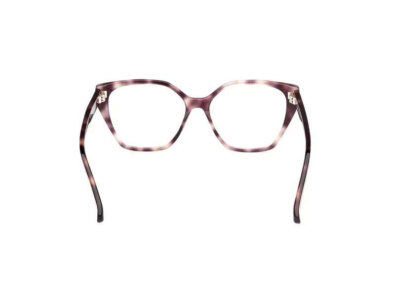 Max Mara Donna MM5085 055 Montature da vista Acetato Havana Geometrica Normale miniatura 3