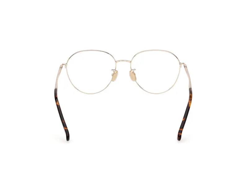 Max Mara Donna MM5099-H 032 Montature da vista Metallo Oro Rotonda Normale miniatura 3