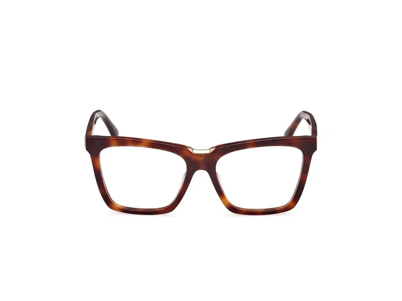 Max Mara Donna MM5111 052 Montature da vista Acetato Havana Squadrata Normale miniatura 2