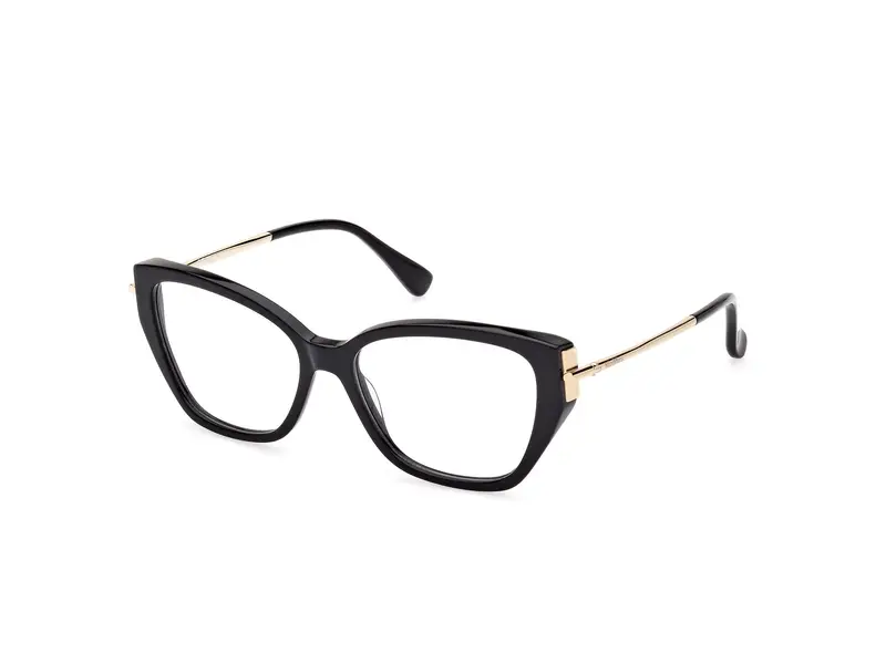 Max Mara Donna MM5117 001 Montature da vista Acetato Nero  Cat Eye Normale