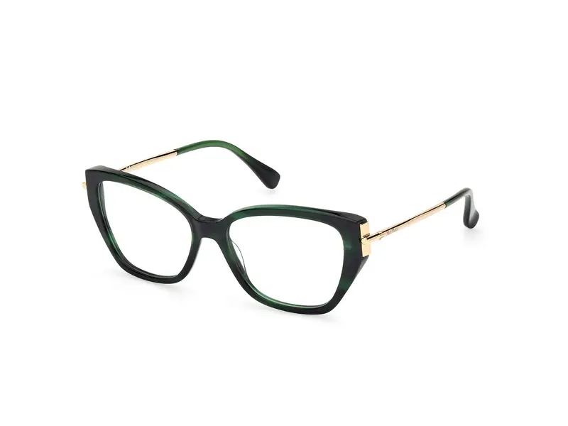 Max Mara Donna MM5117 098 Montature da vista Acetato Verde  Cat Eye Normale