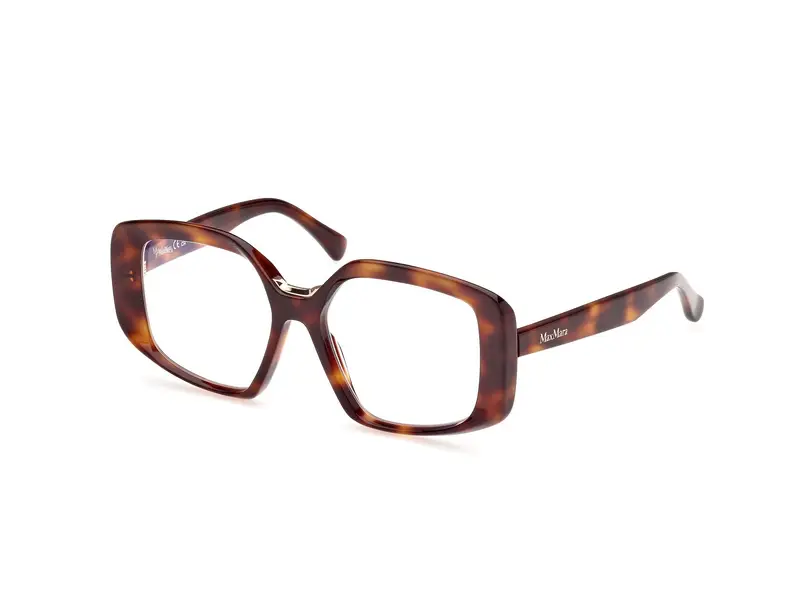 Max Mara Donna MM5131-B 052 Montature da vista Acetato Havana  Geometrica Normale