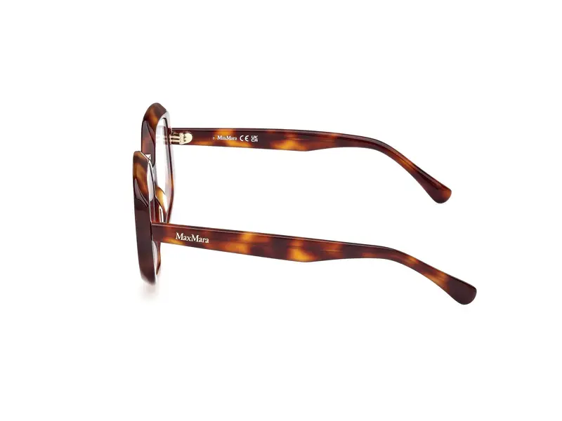 Max Mara Donna MM5131-B 052 Montature da vista Acetato Havana Geometrica Normale miniatura 2