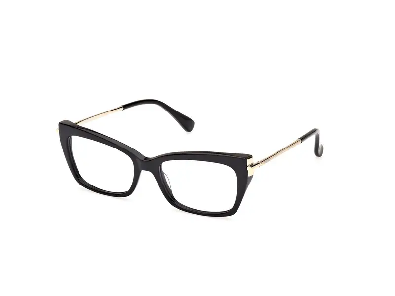 Max Mara Donna MM5137 001 Montature da vista Acetato Nero  Cat Eye Normale