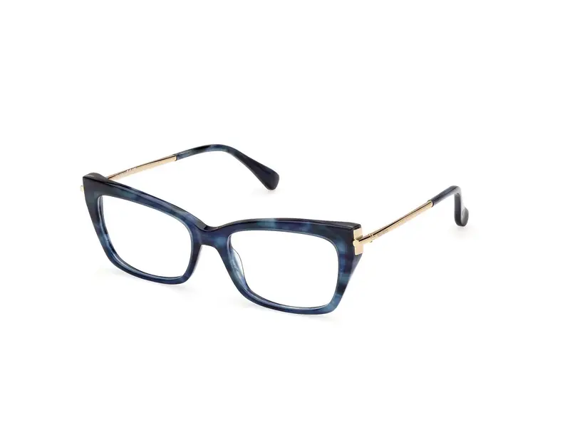 Max Mara Donna MM5137 092 Montature da vista Acetato Blu  Cat Eye Normale