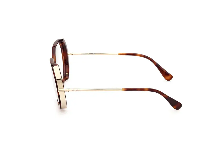 Max Mara Donna MM5138 052 Montature da vista Acetato Havana Rotonda Normale miniatura 2