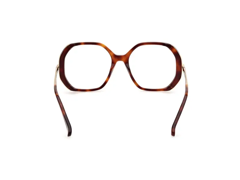 Max Mara Donna MM5138 052 Montature da vista Acetato Havana Rotonda Normale miniatura 3