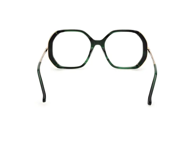 Max Mara Donna MM5138 098 Montature da vista Acetato Verde Rotonda Normale miniatura 3