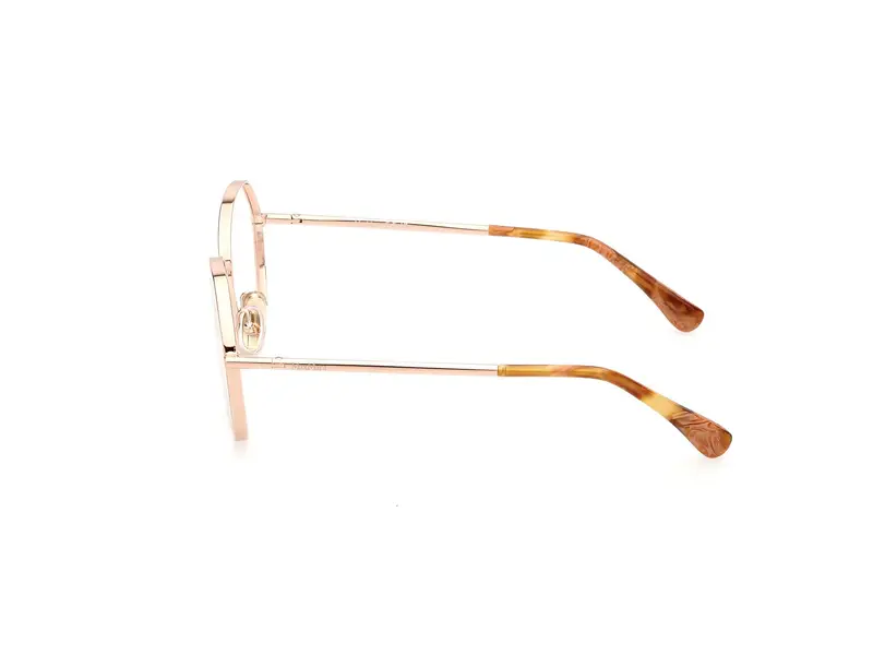 Max Mara Donna MM5139 028 Montature da vista Metallo Oro Rotonda Normale miniatura 2