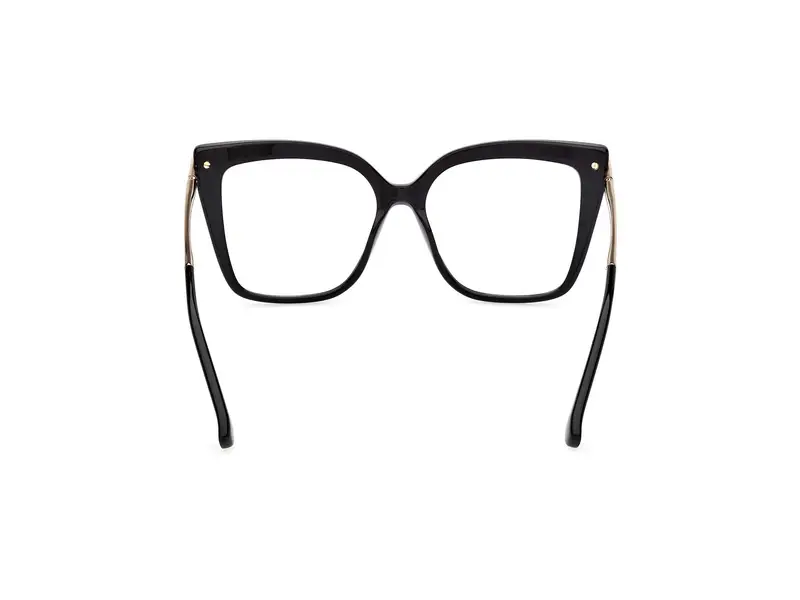Max Mara Donna MM5144 001 Montature da vista Acetato Nero Farfalla Normale miniatura 3