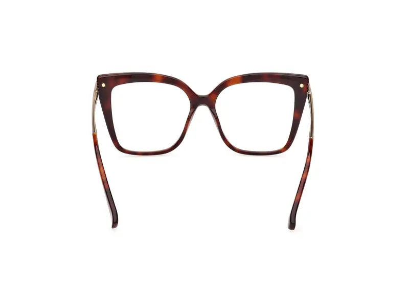 Max Mara Donna MM5144 052 Montature da vista Acetato Havana Farfalla Normale miniatura 3