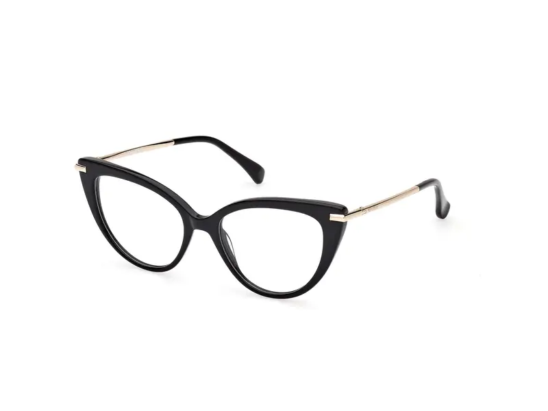 Max Mara Donna MM5145 001 Montature da vista Acetato Nero  Cat Eye Normale