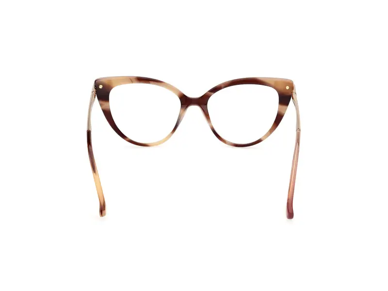 Max Mara Donna MM5145 047 Montature da vista Acetato Marrone Cat Eye Normale miniatura 3