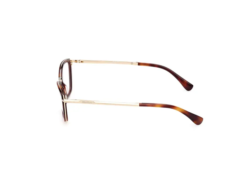 Max Mara Donna MM5152 052 Montature da vista Acetato Havana Rotonda Normale miniatura 2