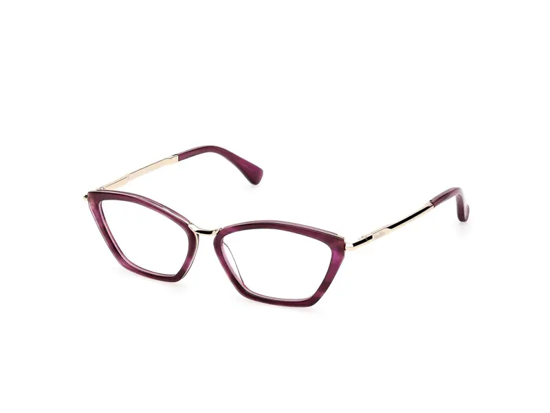 Max Mara Donna MM5152 083 Montature da vista Acetato Viola  Rotonda Normale