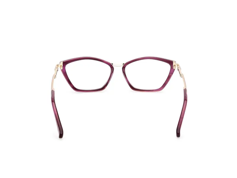 Max Mara Donna MM5152 083 Montature da vista Acetato Viola Rotonda Normale miniatura 3