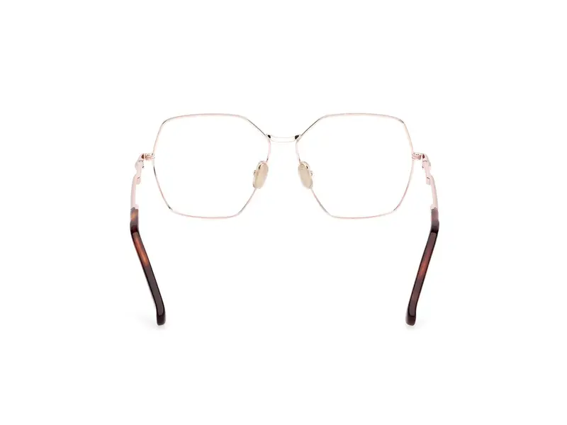 Max Mara Donna MM5154 028 Montature da vista Metallo Oro Rotonda Normale miniatura 3