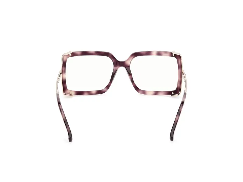 Max Mara Donna MM5155-B 055 Montature da vista Acetato Havana Squadrata Normale miniatura 3