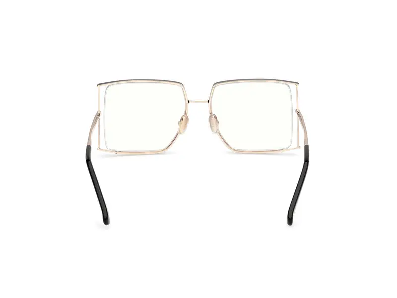 Max Mara Donna MM5156-B 001 Montature da vista Metallo Nero Squadrata Normale miniatura 3