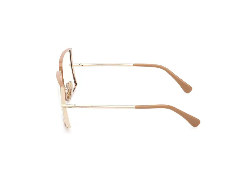 Max Mara Donna MM5156-B 047 Montature da vista Metallo Marrone Squadrata Normale miniatura 2