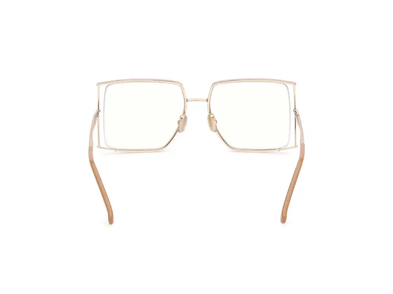 Max Mara Donna MM5156-B 047 Montature da vista Metallo Marrone Squadrata Normale miniatura 3