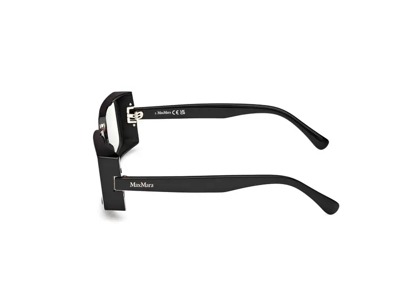 Max Mara Donna MM5157-B 001 Montature da vista Acetato Nero Squadrata Normale miniatura 2