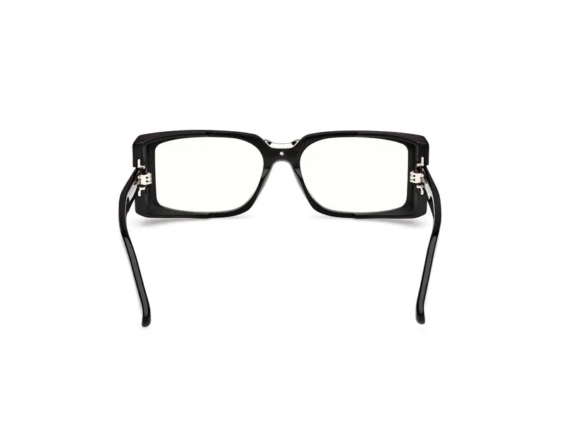 Max Mara Donna MM5157-B 001 Montature da vista Acetato Nero Squadrata Normale miniatura 3